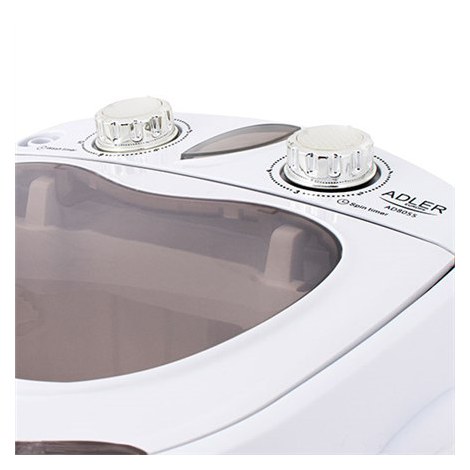 Adler | AD 8055 | Mini washing machine | Top loading | Washing capacity 3 kg | RPM | Depth 37 cm | Width 36 cm | White - 6